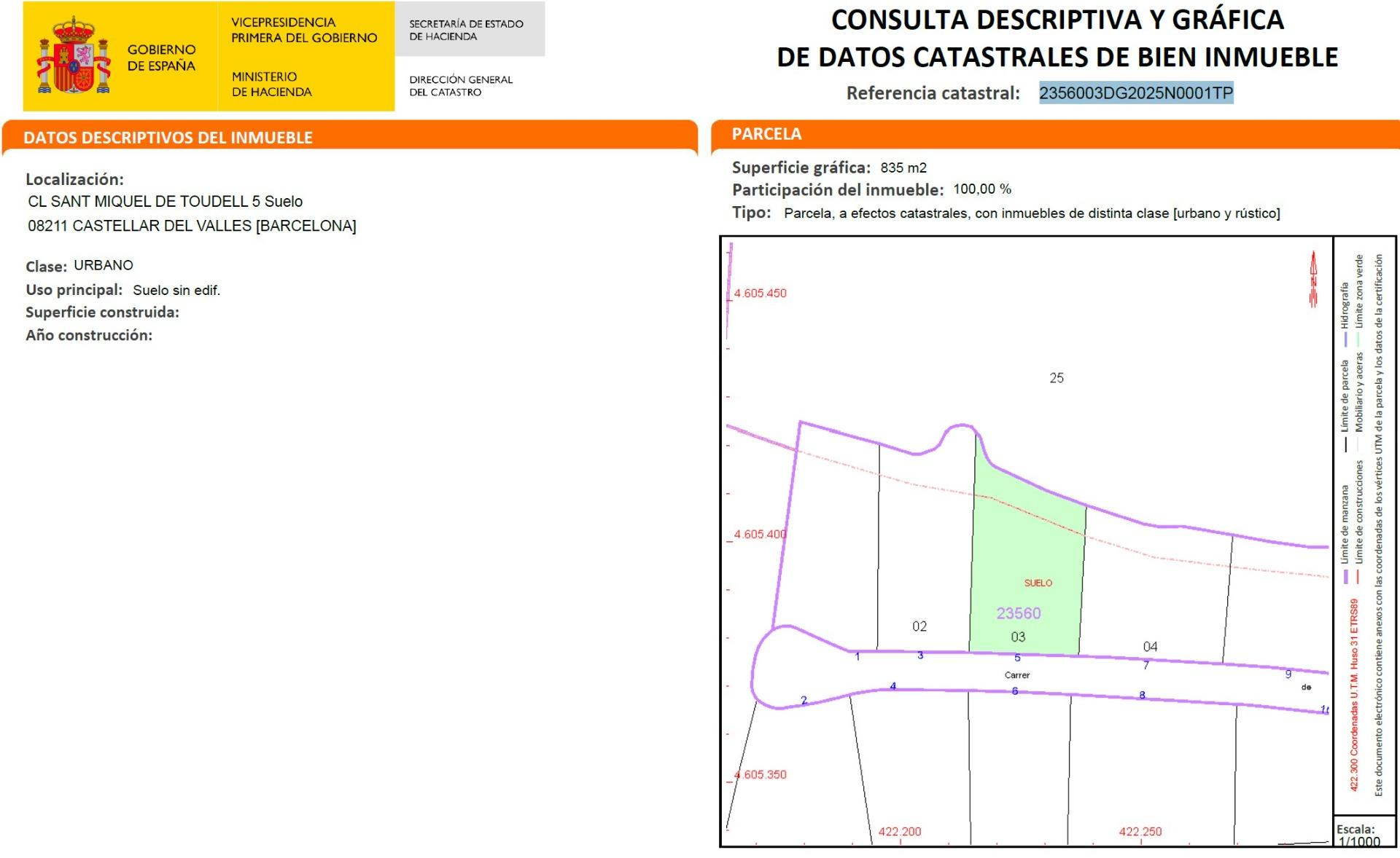 Foto 3 de Sòl urbà a Can Font – Castellar del Vallès